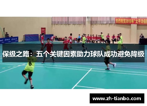 保级之路：五个关键因素助力球队成功避免降级