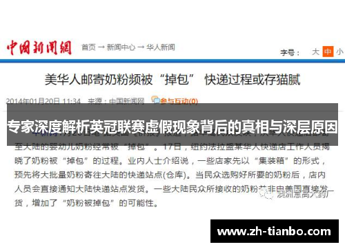 专家深度解析英冠联赛虚假现象背后的真相与深层原因